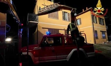 Casale Litta, incendio distrugge 80 metri di tetto