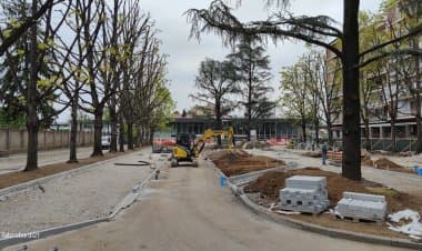 Gallarate: a fine giugno finiranno i lavori davanti alla stazione