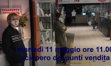 Daverio martedì 11 maggio ore 11:00: sciopero dei punti vendita
