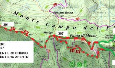 Parco Campo dei Fiori, aggiornamento sui lavori ai sentieri