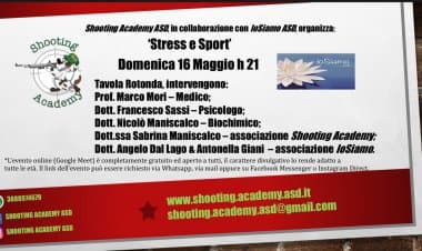 Stress e Sport, il webinar di Shooting Academy ASD