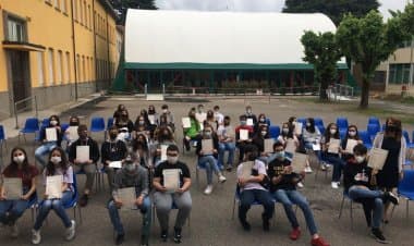 Olgiate Olona, consegna dei diplomi Ket KET agli studenti