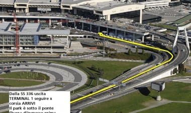 Malpensa: incidente stradale sulla rampa del T1