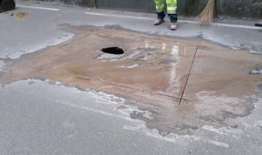 Malnate, Stefano Negro: ennesimo cedimento della strada