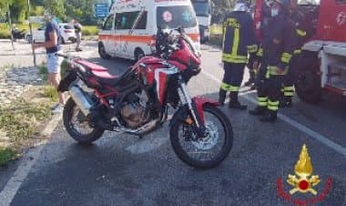Rancio Valcuvia, scontro auto-moto