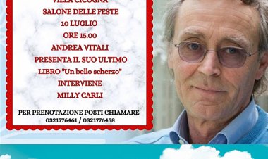 Trecate: Andrea Vitali presenterà il suo ultimo libro “Un bello scherzo”