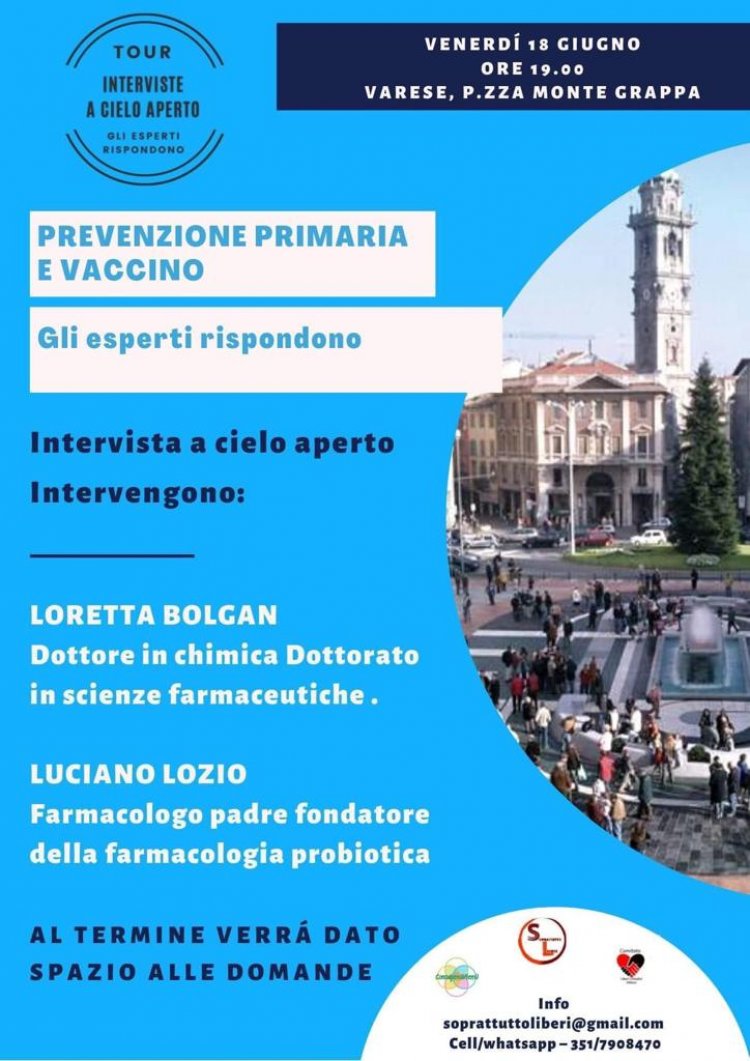 Varese. Covid 19  “Vaccinazioni e prevenzione primaria”