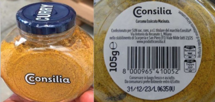 Etichetta errata: non è curcuma ma  in realtà è curry