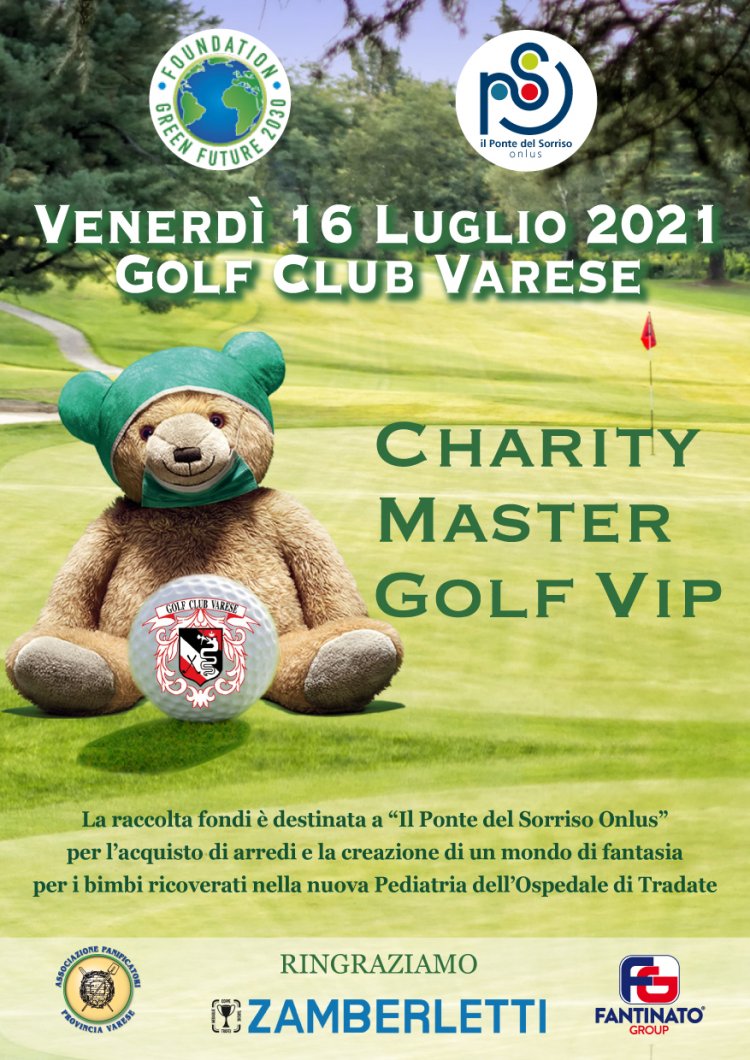 Luvinate, parte la prima edizione del Charity Master Golf VIP