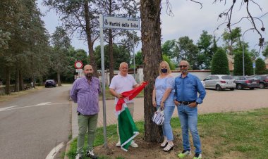 Vizzola Ticino – Una piazza intitolata ai Martiri delle Foibe