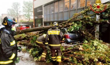 Diversi danni e problemi al traffico a causa del maltempo