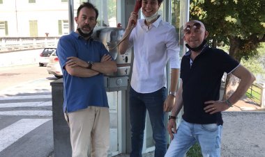 Sesto Calende, ricevuto dalle Autorità locali Andrea Tempestini