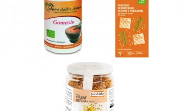 Cracker, gomasio richiamati per ossido di etilene e polline di fiori per frammenti di vetro