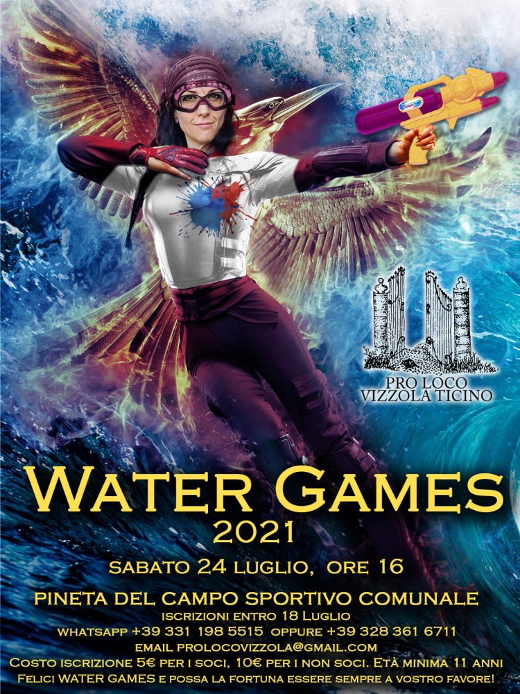 A Vizzola Ticino la prima edizione dei Water Games
