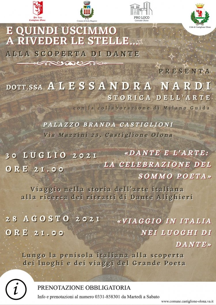 Castiglione ospita "Viaggio in Italia nei luoghi di Dante"