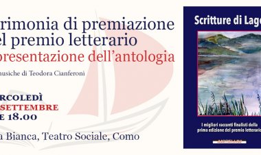 Premio Scritture di Lago 2021, annunciati i finalisti