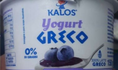 Richiamato YOGURT GRECO a marchio KALOS per ossido di etilene.