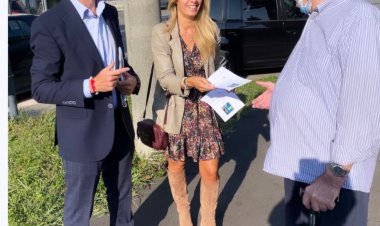 Gallarate: Caruso e Romano in visita la quartiere di Moriggia