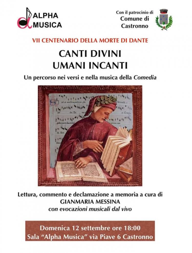 Castronno, VII centenario della morte di Dante Alighieri