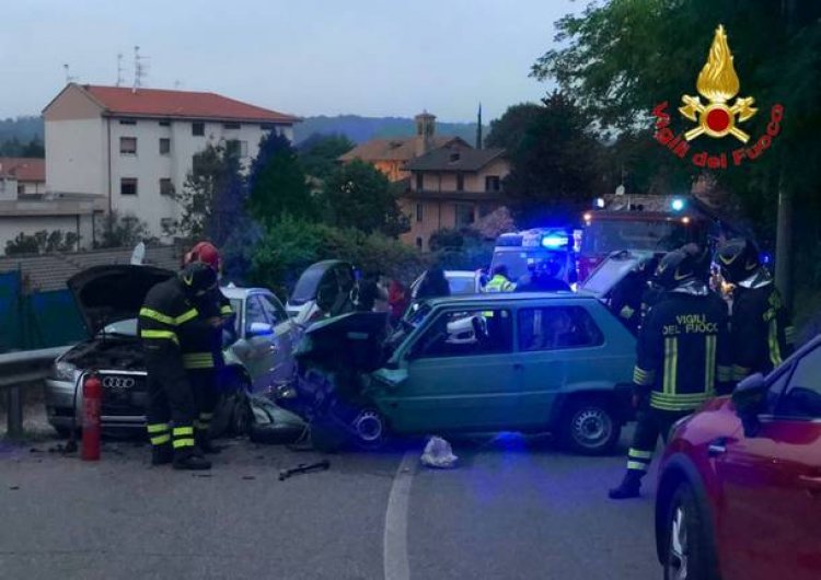 Castiglione Olona: incidente stradale